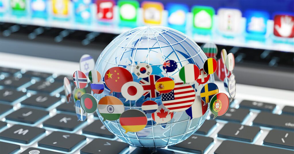 sitio web multilingüe