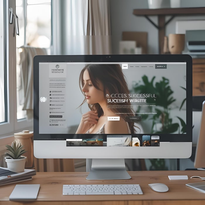 sitio web exitoso